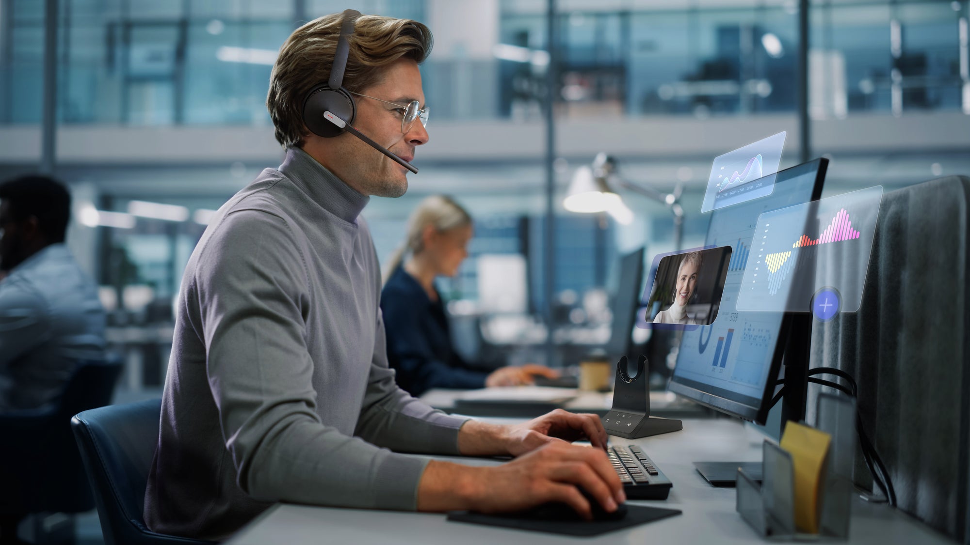 SPC for Business presenta Yealink WH64, los auriculares con tecnología inalámbrica híbrida DECT y Bluetooth que se adaptan a entornos de trabajo flexibles